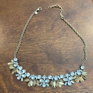 Gold J crew necklace